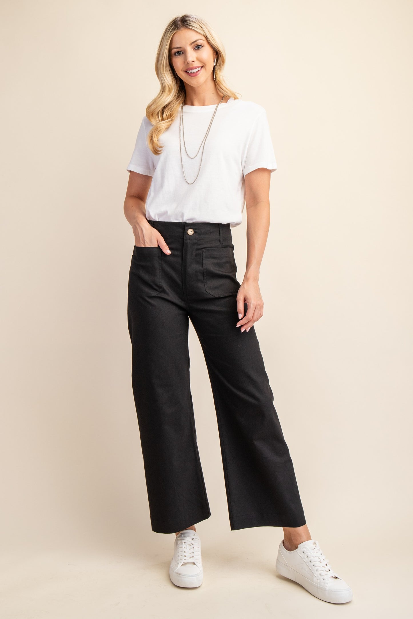 Ankle Cropped Summer Pants