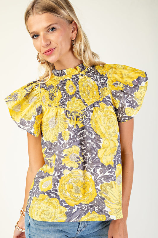 Falling for Floral Blouse