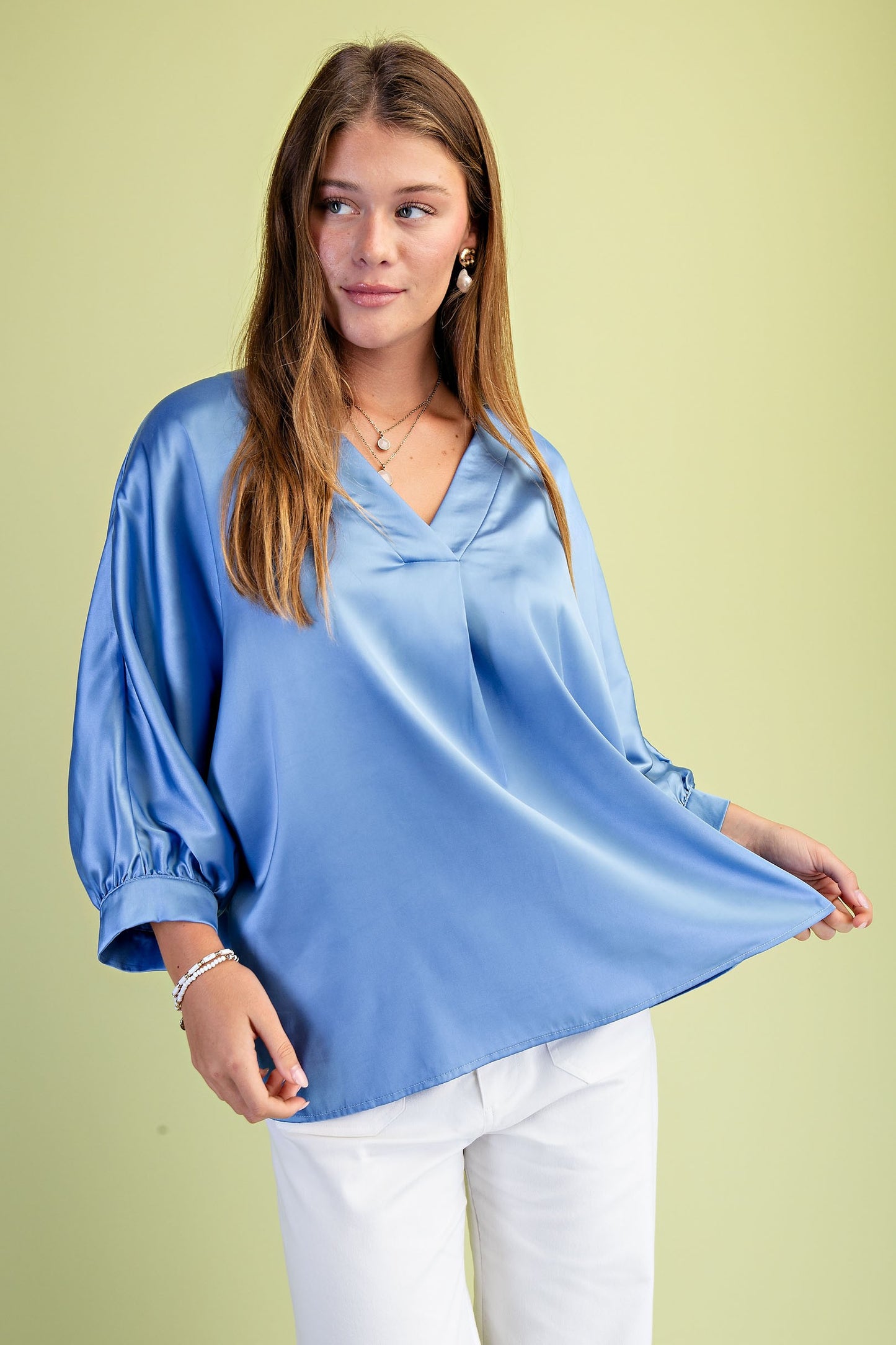 Satin Goddess Blouse