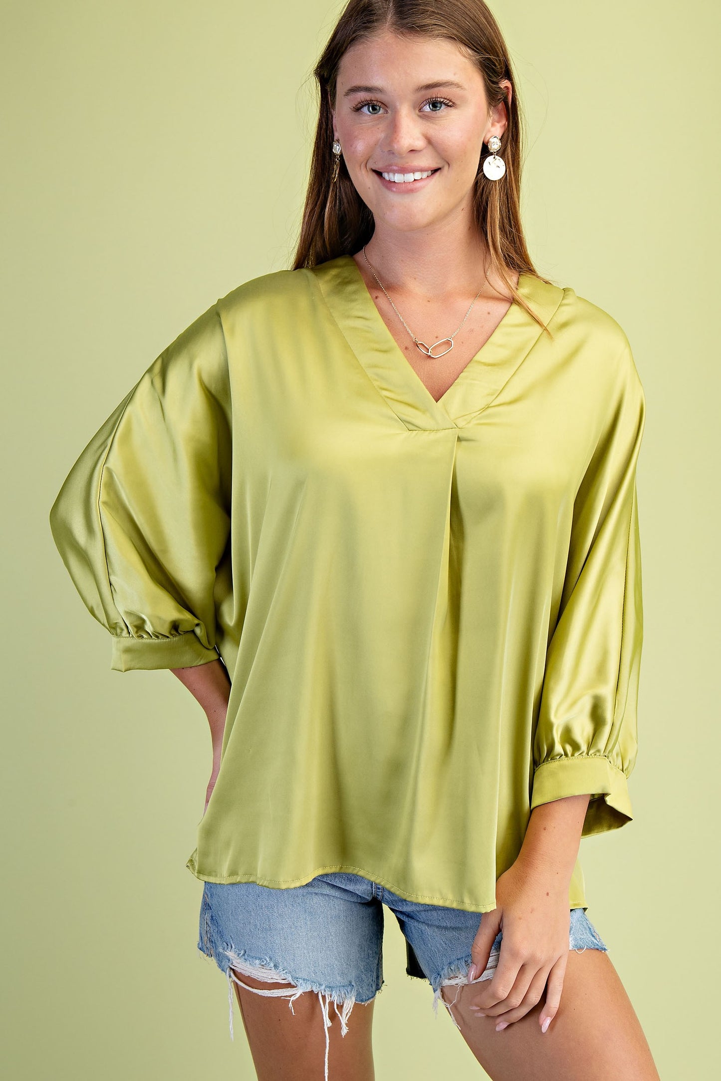 Satin Goddess Blouse