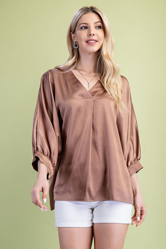 Satin Goddess Blouse