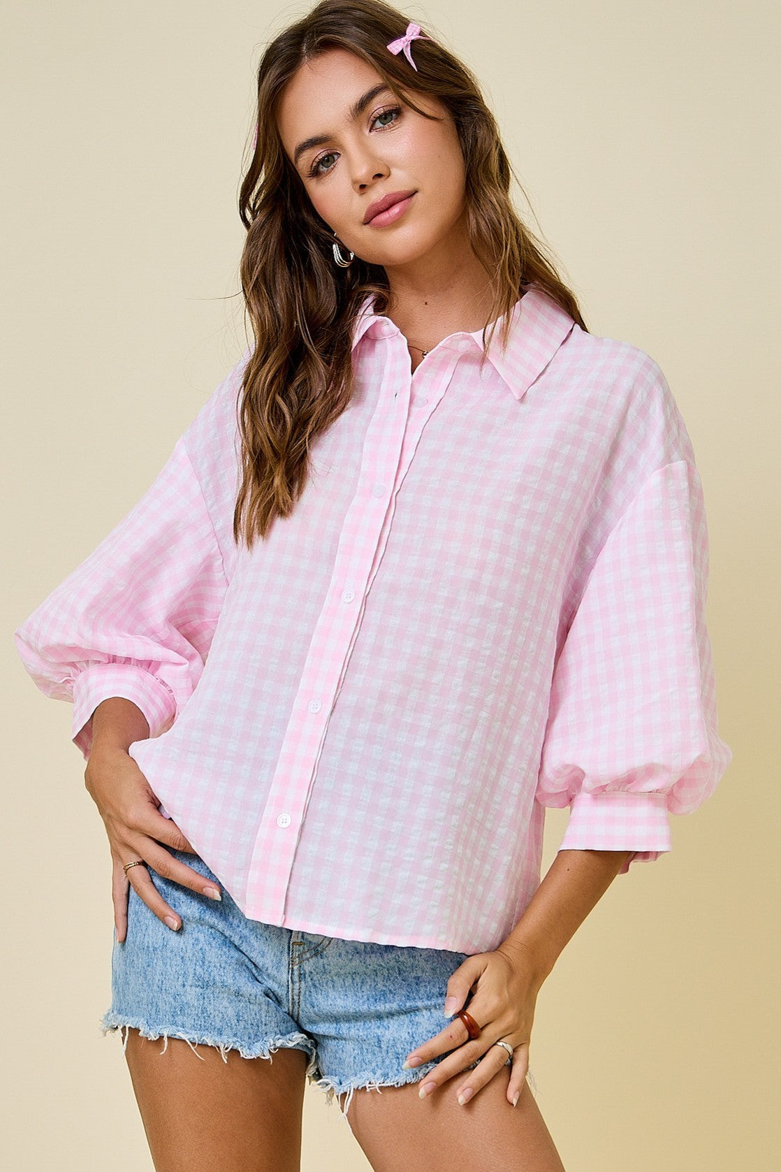 Gingham Button Down