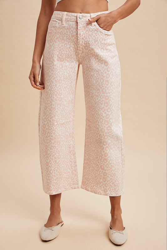 Just Peachy Leopard Pants