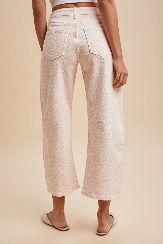 Just Peachy Leopard Pants