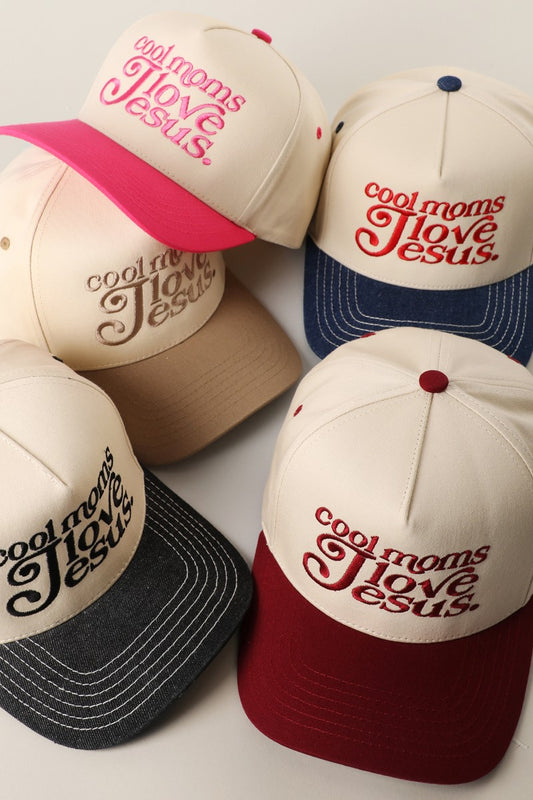 Cool Moms Love Jesus Hat