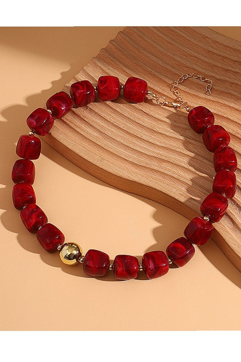 Resin Bead Necklaces
