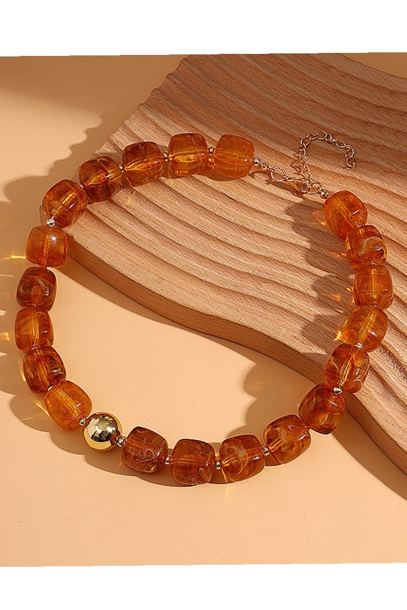 Resin Bead Necklaces
