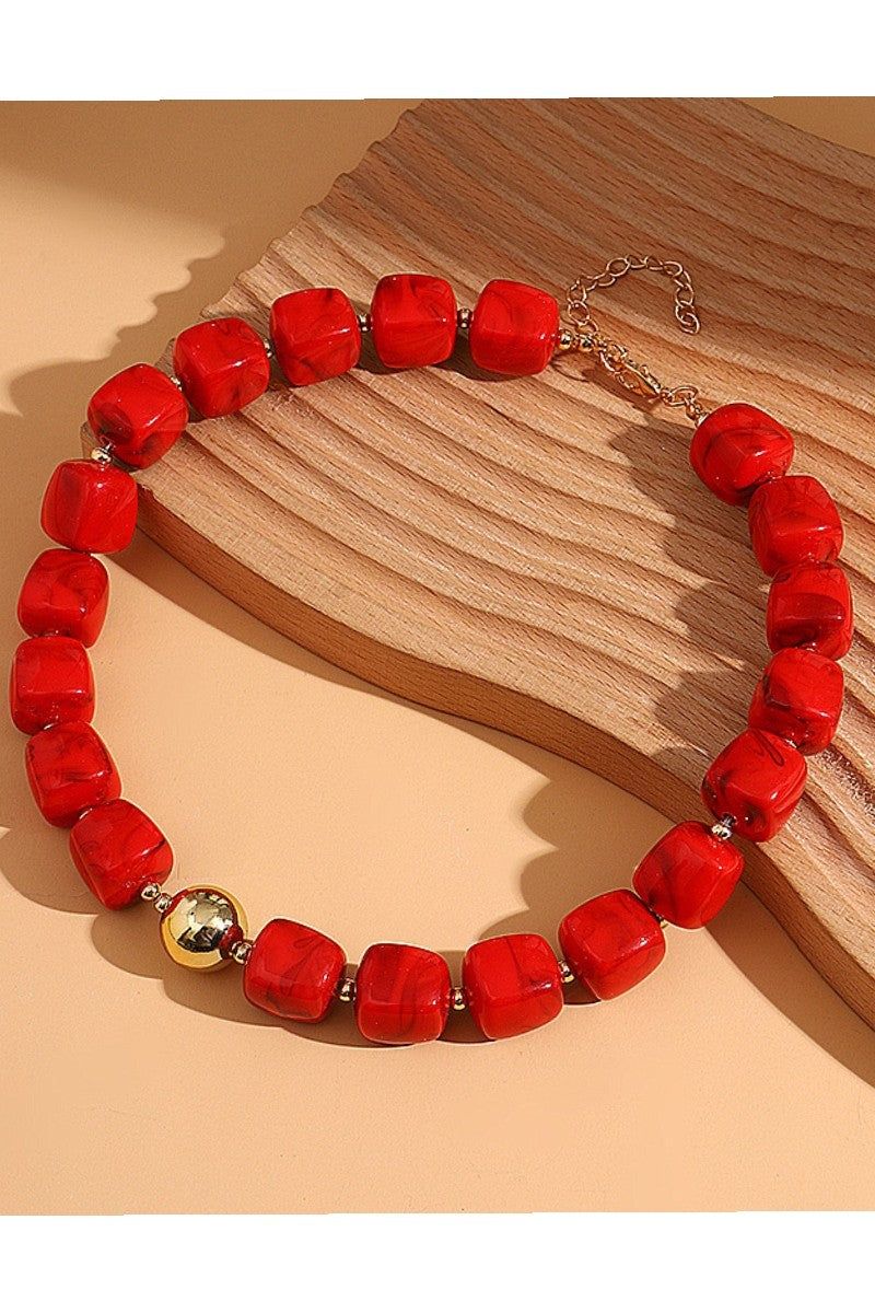 Resin Bead Necklaces