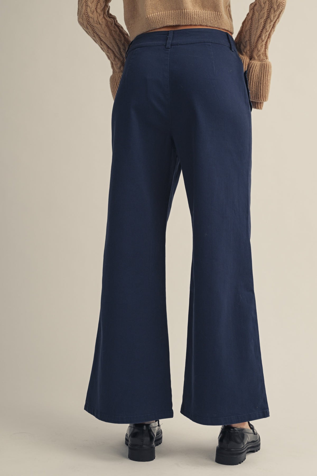 Polka Dot with Scallop Pockets Pants