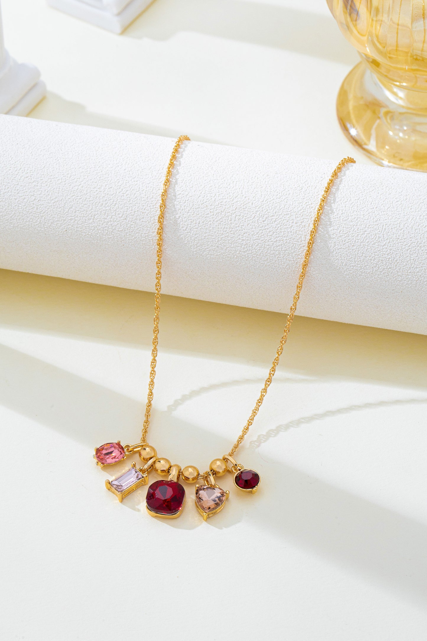 Multicolor Cluster Necklaces