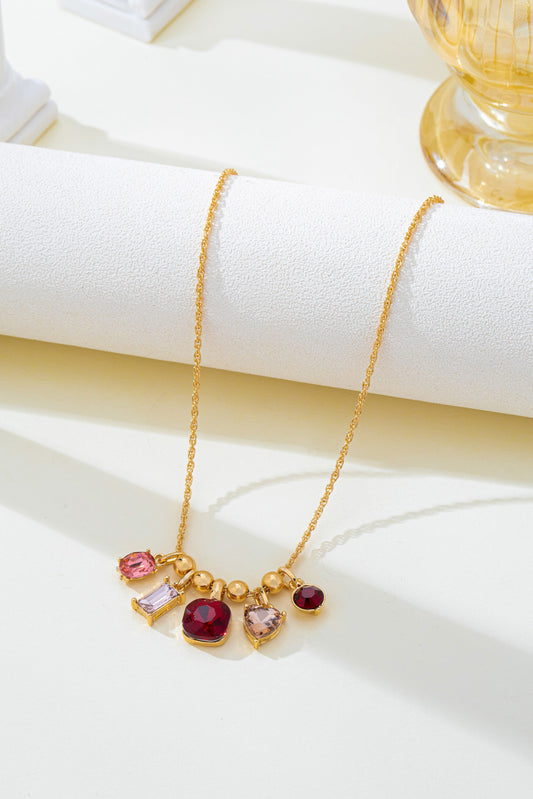 Multicolor Cluster Necklaces