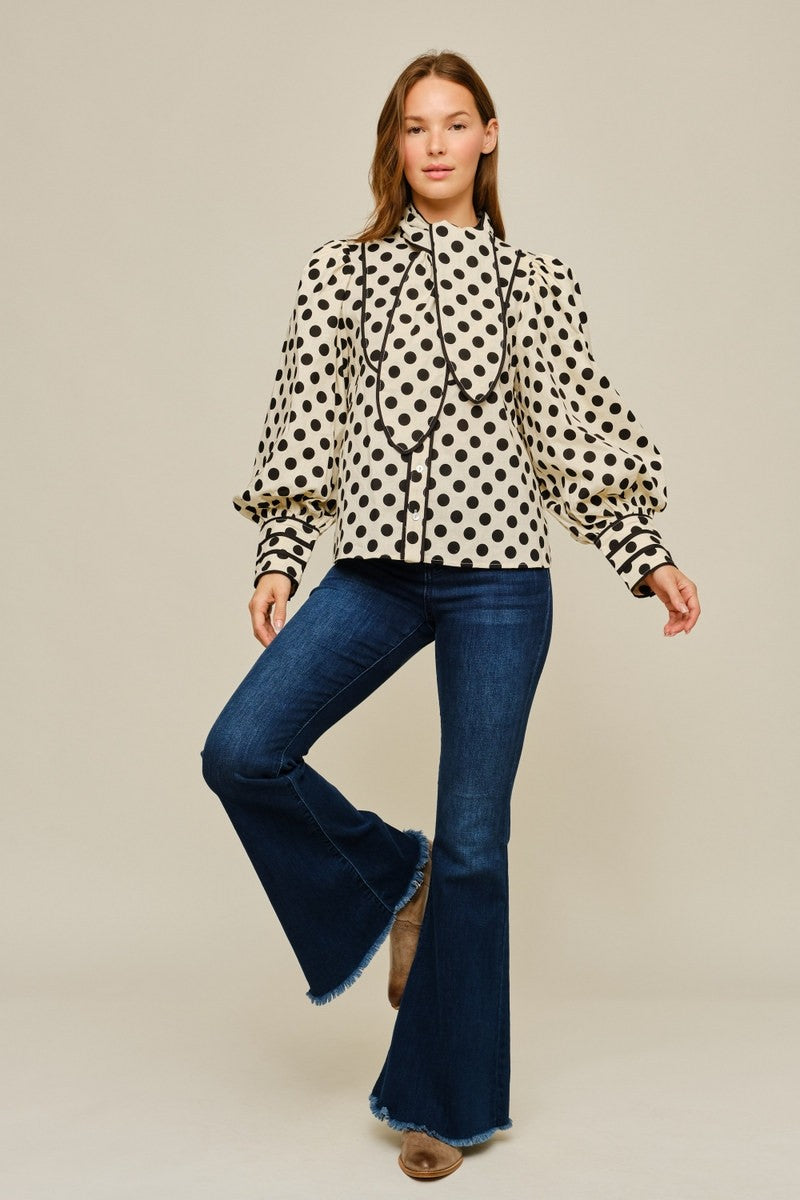 Pretty in Polka Dots Blouse