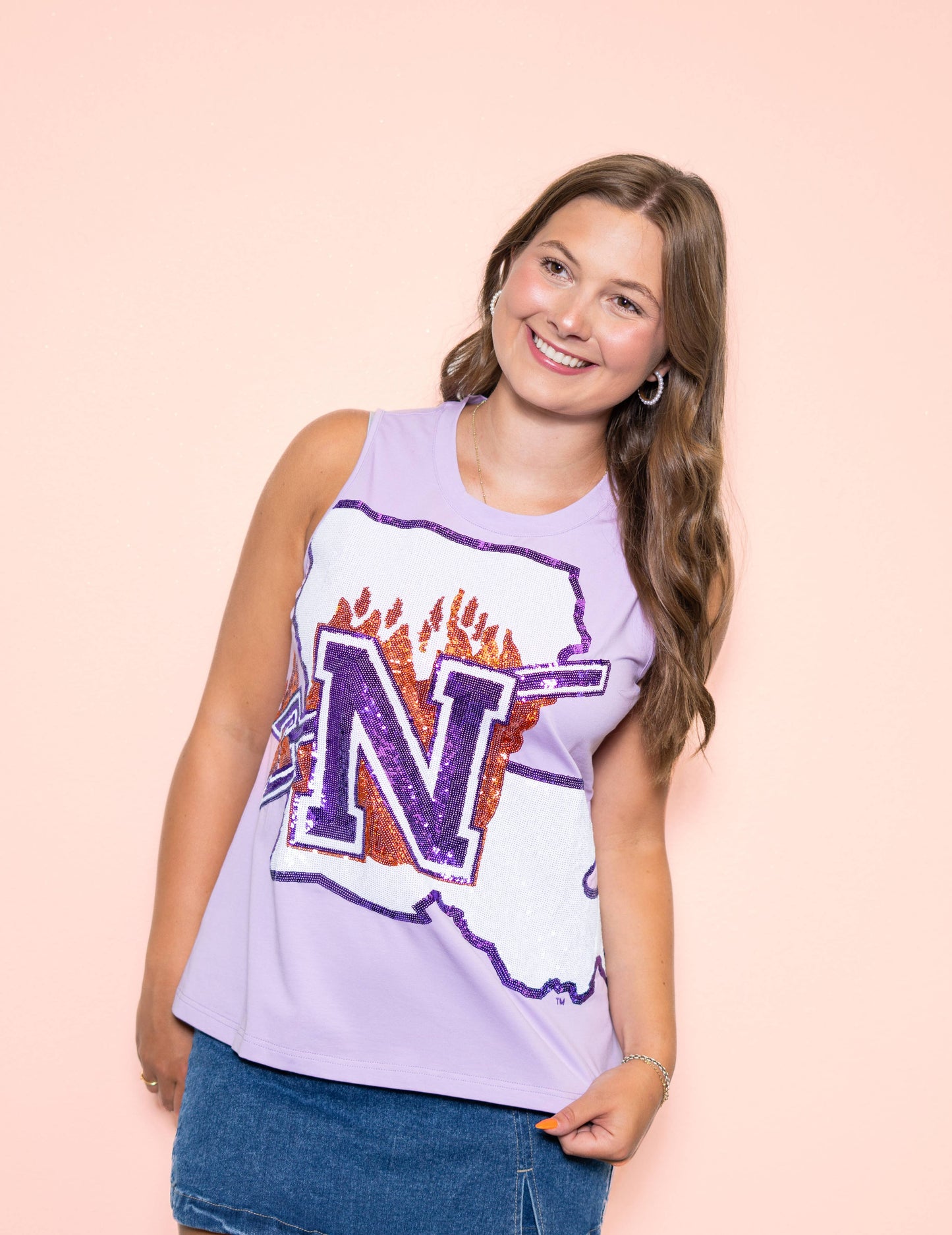 Northwestern State University (Licensed) | Sequin Tank