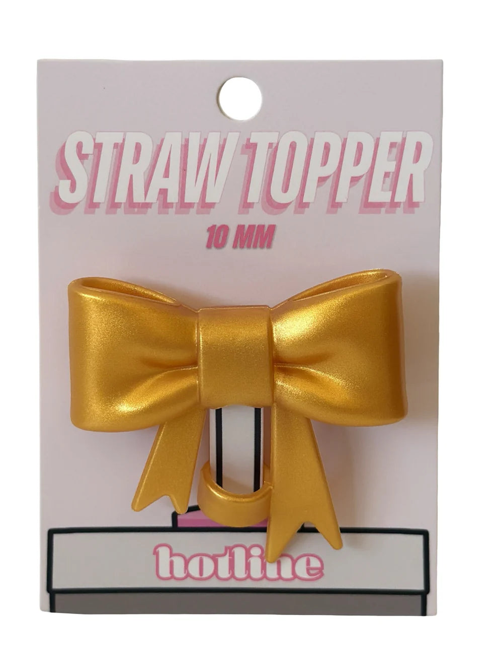 Bow Straw Toppers