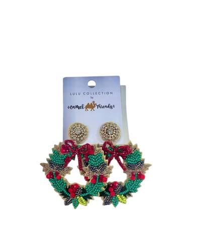 Camel Threads Holiday Earring