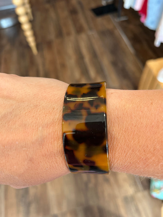 Tortoise Shell Cuff Bracelet