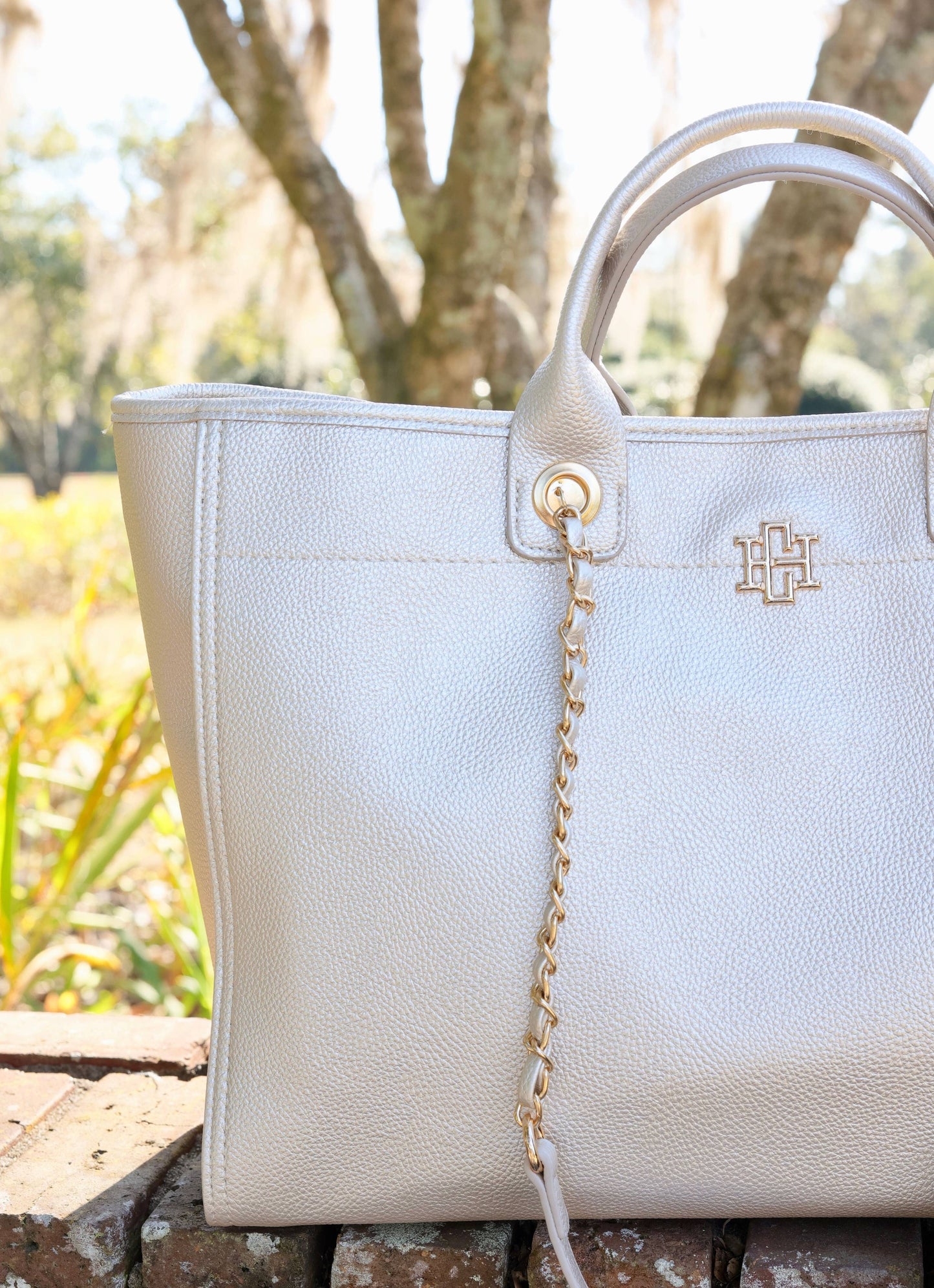 Caroline Hill - Melissa Tote Bag PEARL