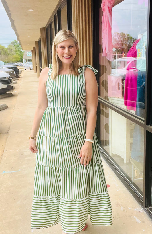 Striped Maxi