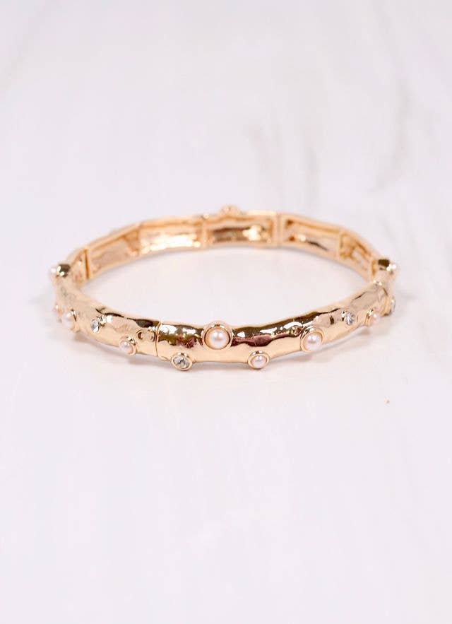 Caroline Hill - DeSanto Stretch Bracelet GOLD