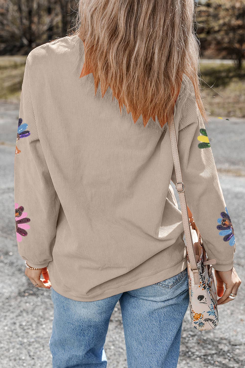 Little Turkeys Sweatshirt (Beige)