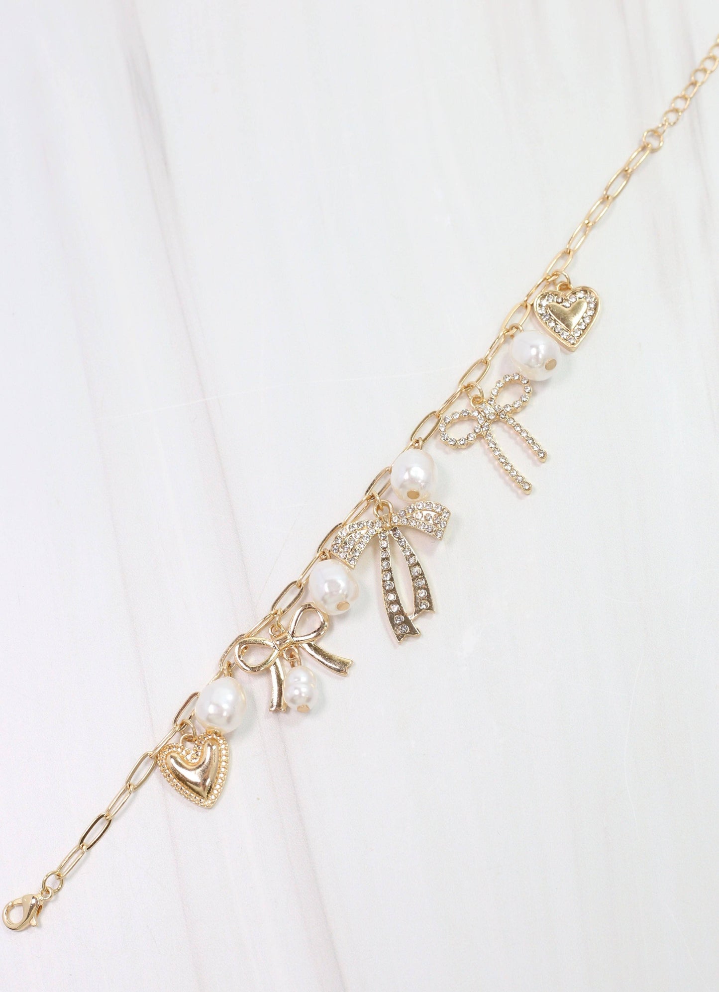 Caroline Hill - Hayley Charm Bracelet Gold