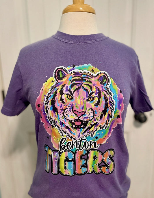 Benton Tigers Watercolor Tee