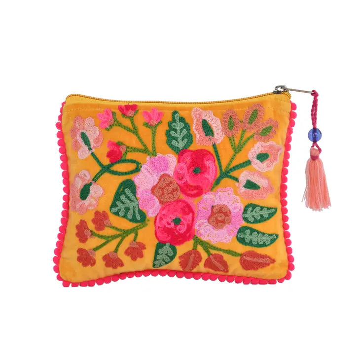 Embroidered Pouch 6 x 8