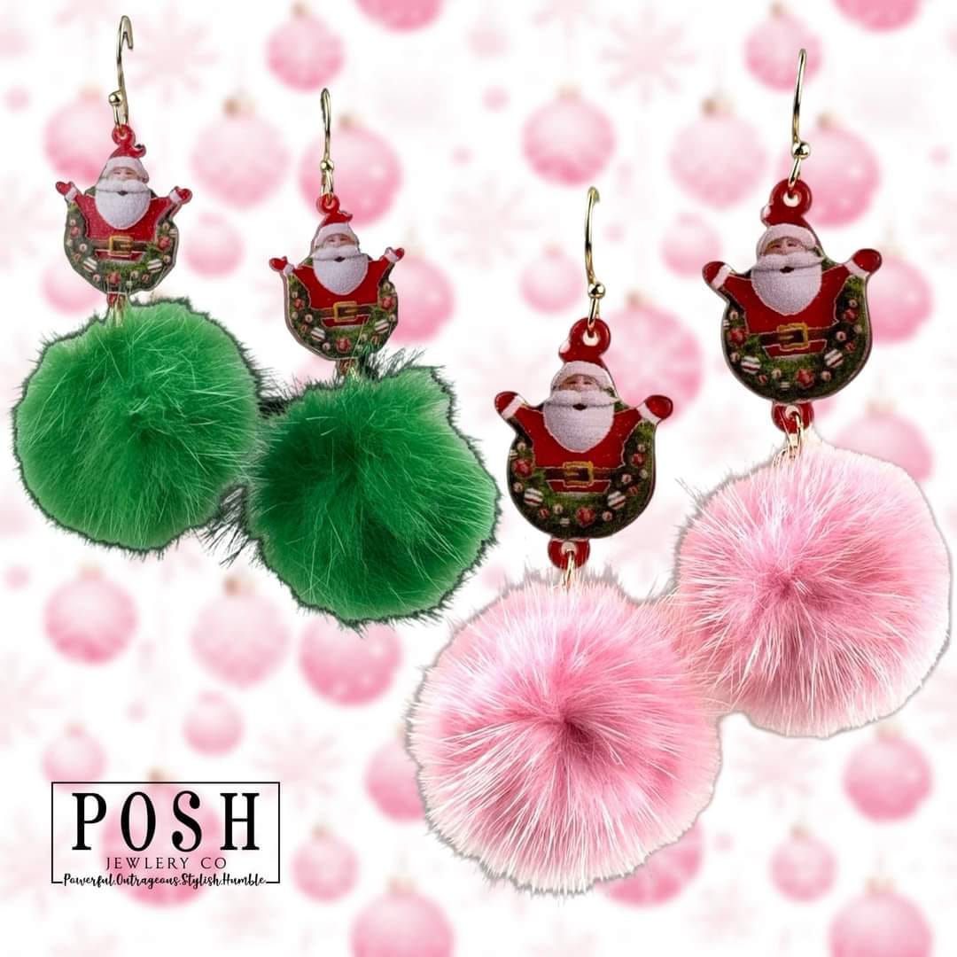 Posh Christmas Earrings