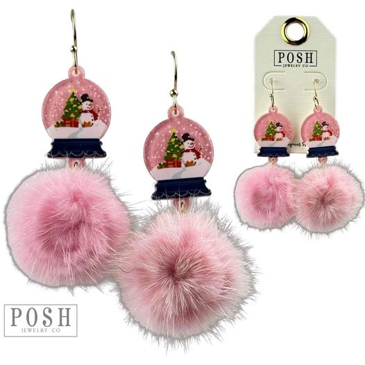 Posh Christmas Earrings