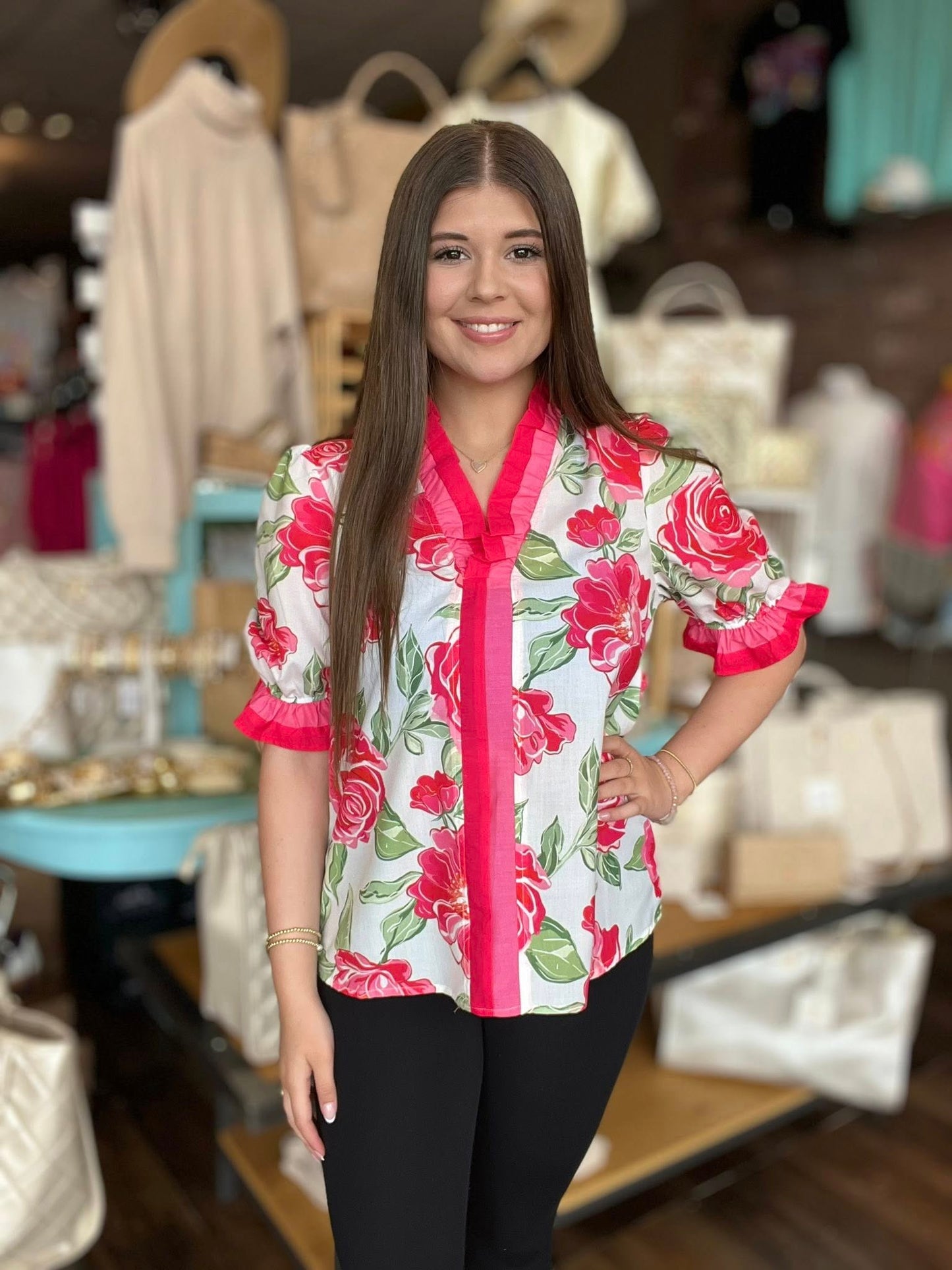 Life's Just Rosey Blouse