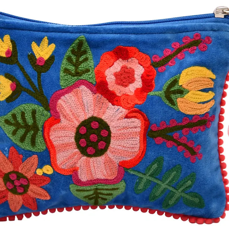 Embroidered Pouch 6 x 8