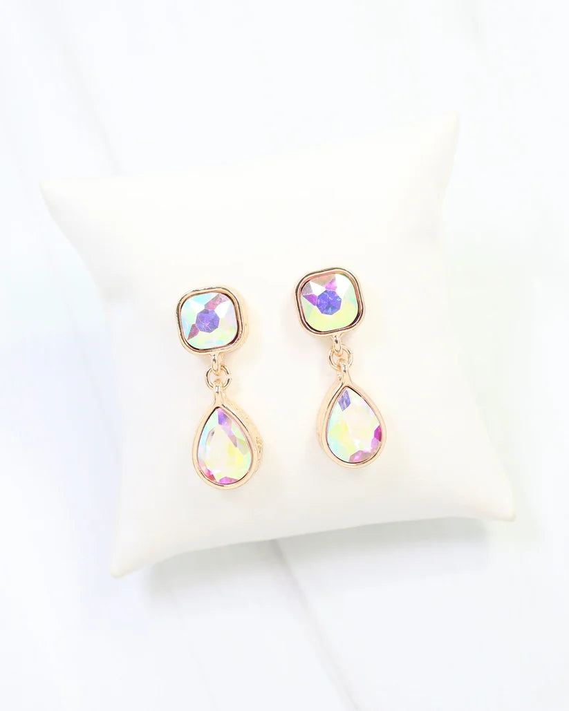 Roxanne Rhinestone Drop Earring