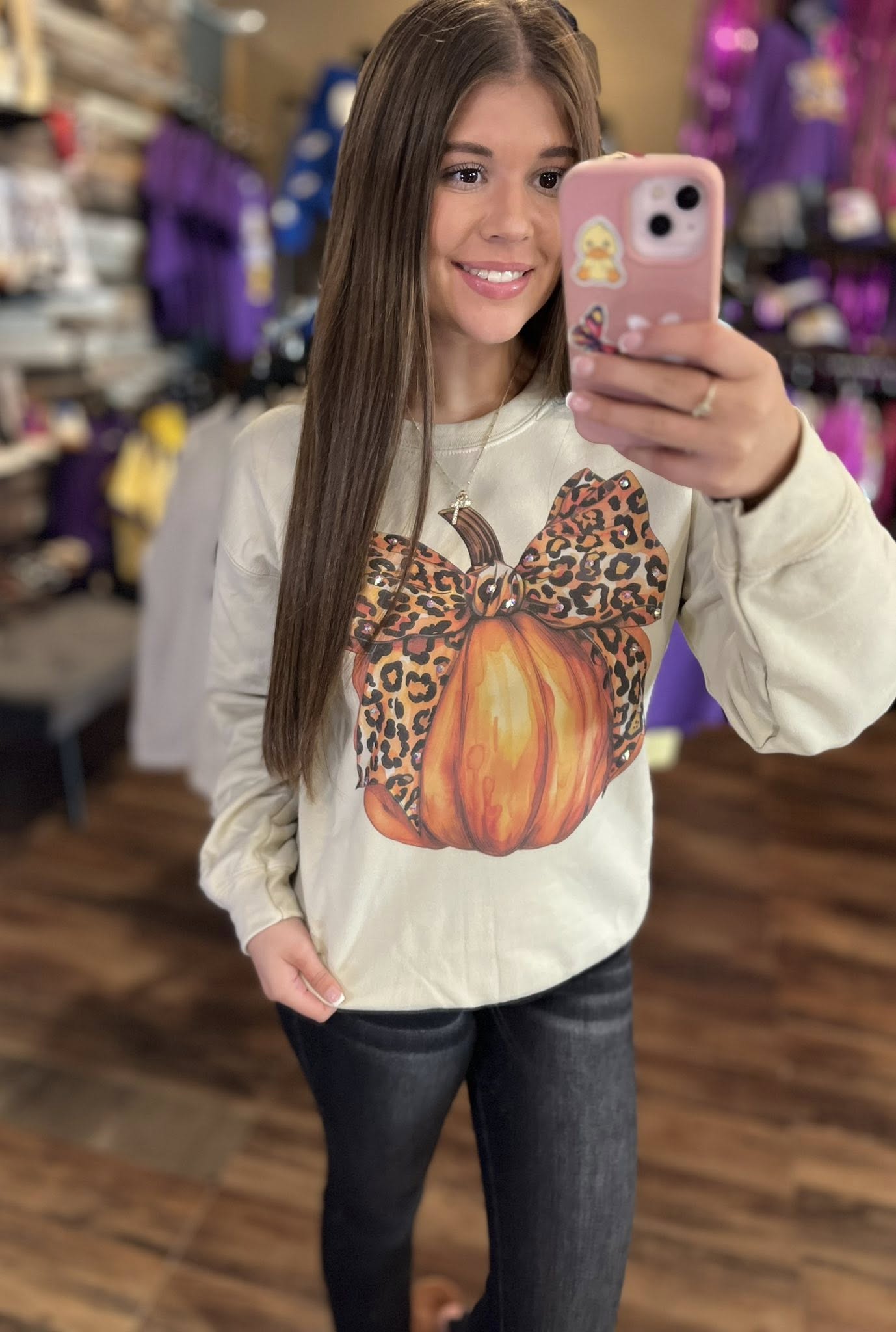 Sparkle Pumpkin Sweatshirt