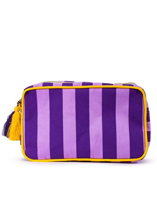 Megan Stripe Cosmetic Bag