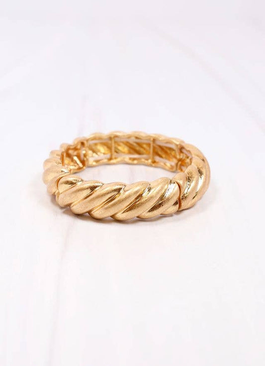 Barbarina Metal Bracelet Gold