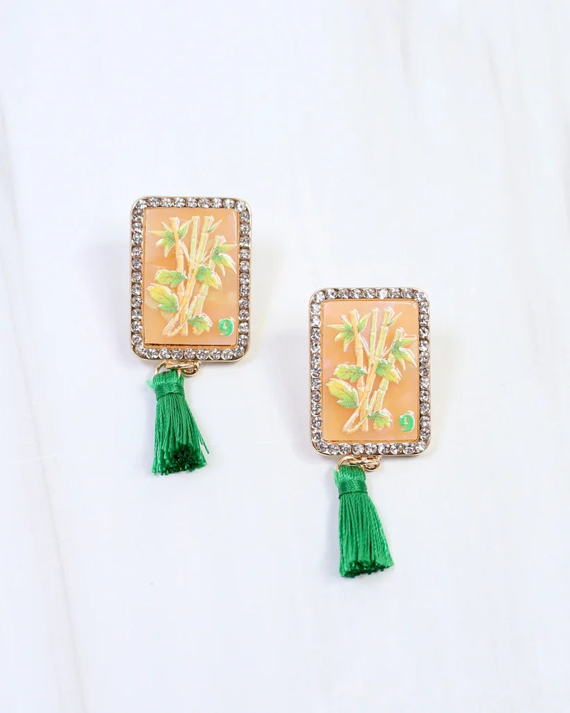 Mahjong Earrings