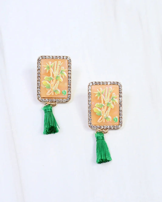 Mahjong Earrings