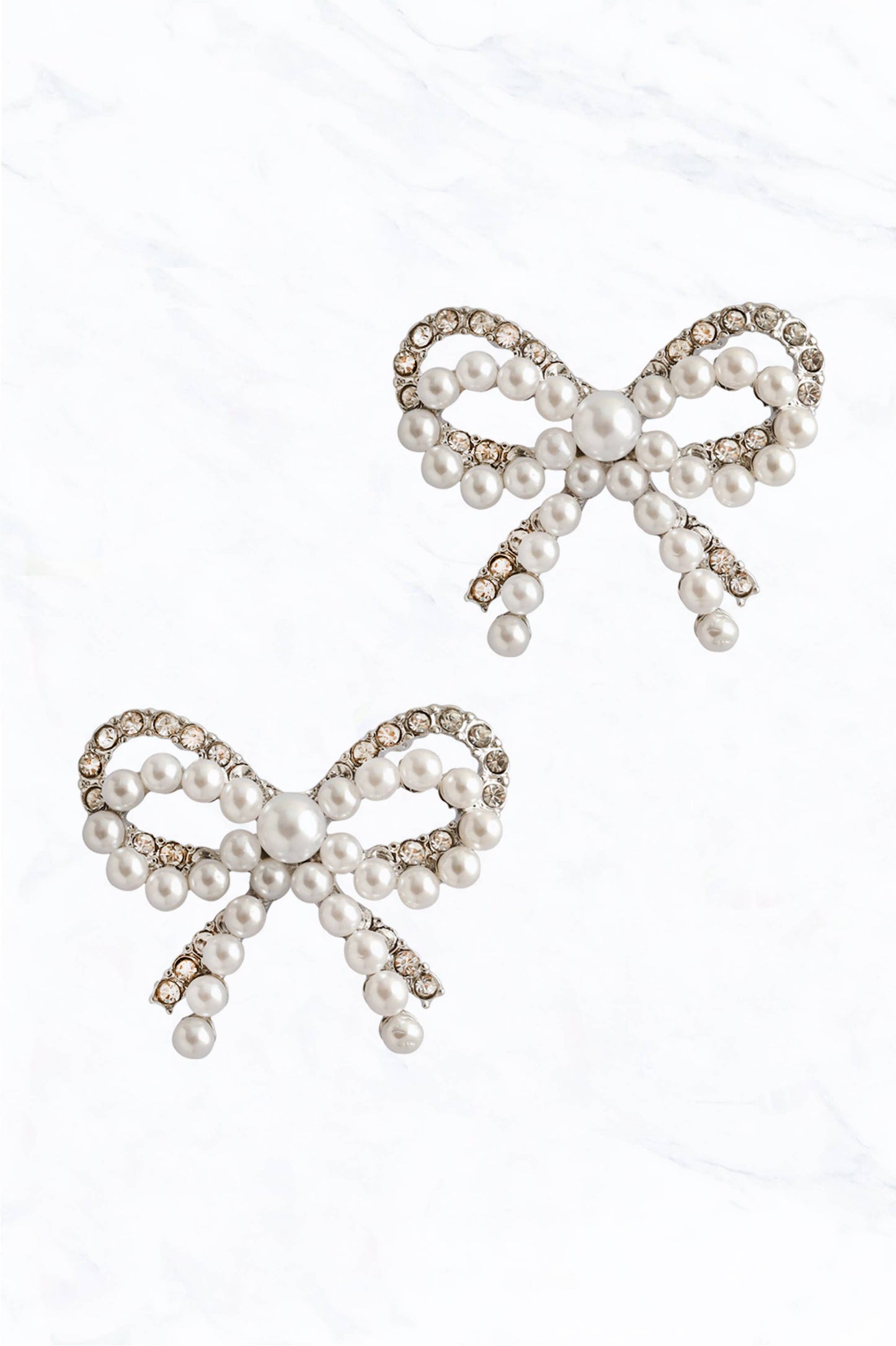Double Bow Post Earring
