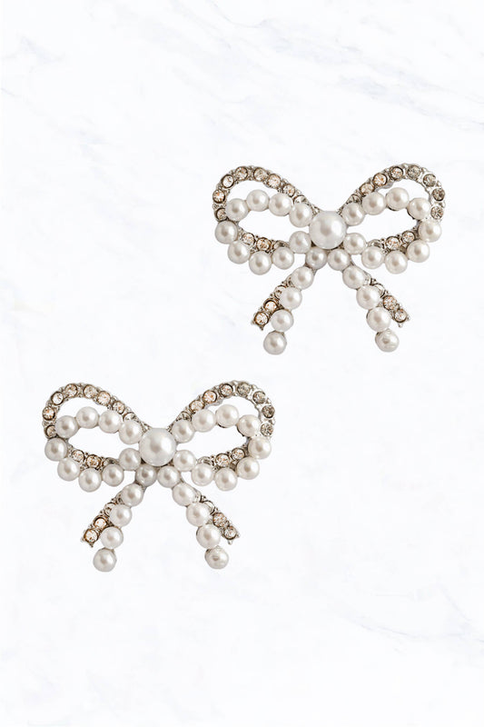 Double Bow Post Earring