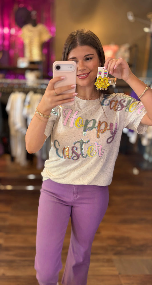 Anagails - Hoppiest of Easters Sequins Tee