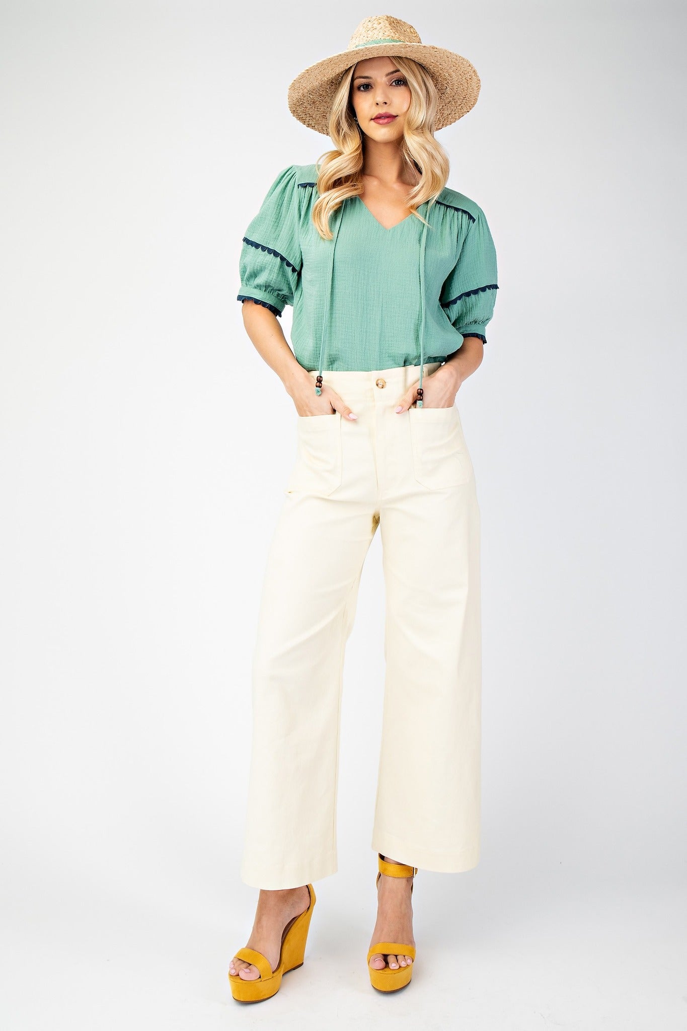 Ankle Cropped Summer Pants