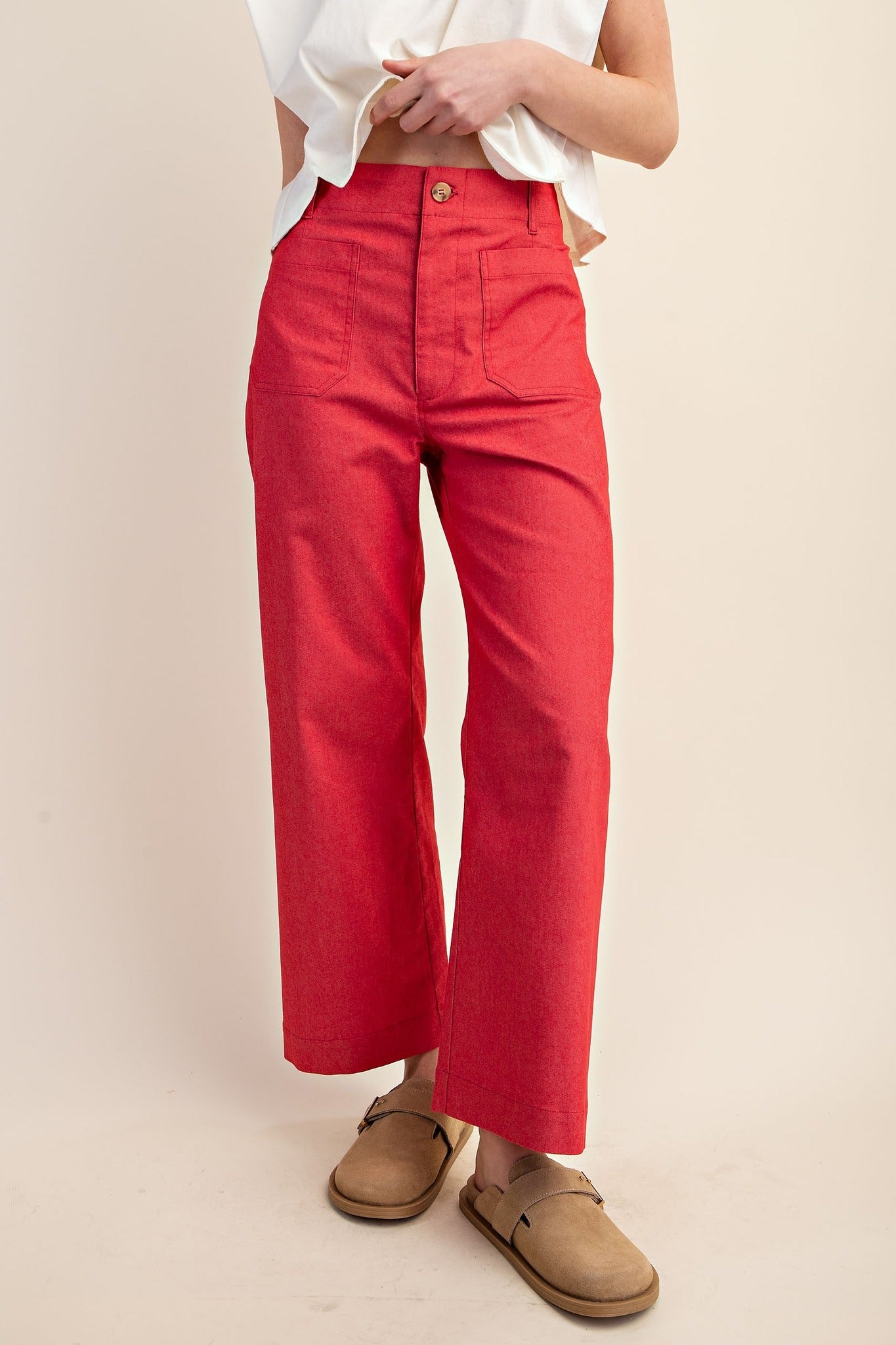Ankle Cropped Summer Pants