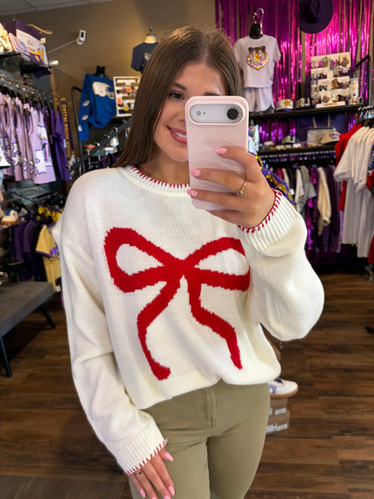 Tie Me Up in Bows Sweater