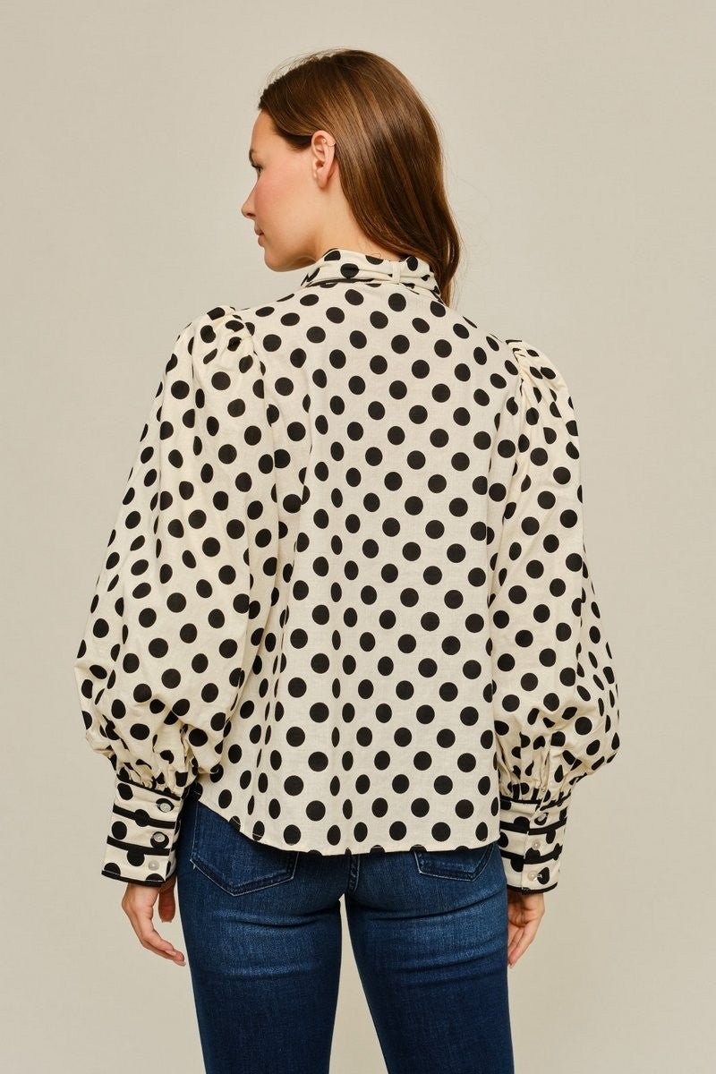 Pretty in Polka Dots Blouse