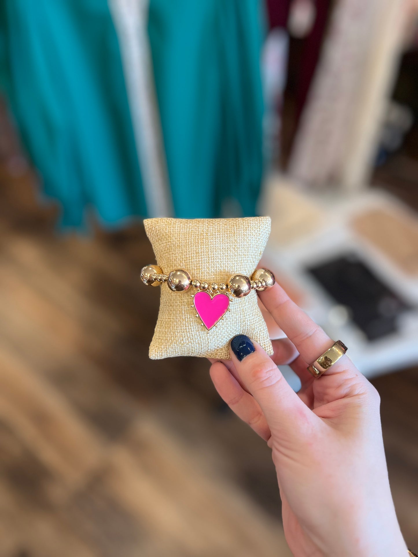 Heart Charm Bracelet