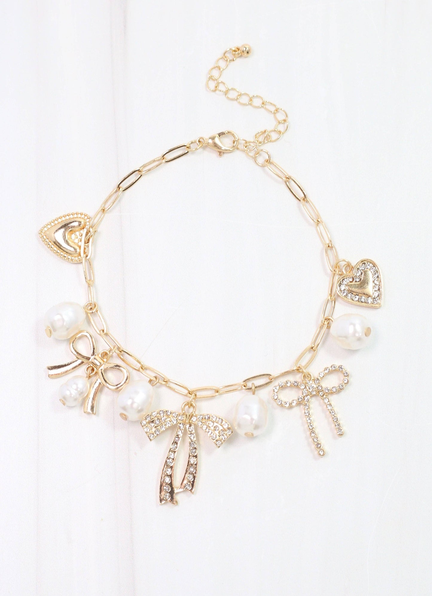 Caroline Hill - Hayley Charm Bracelet Gold