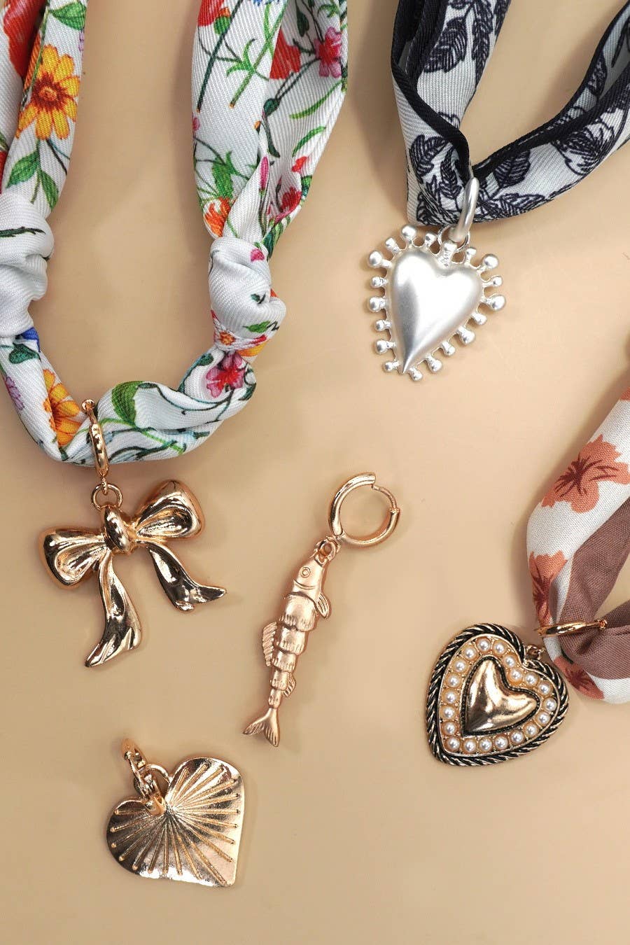 Scarf Necklace Charms