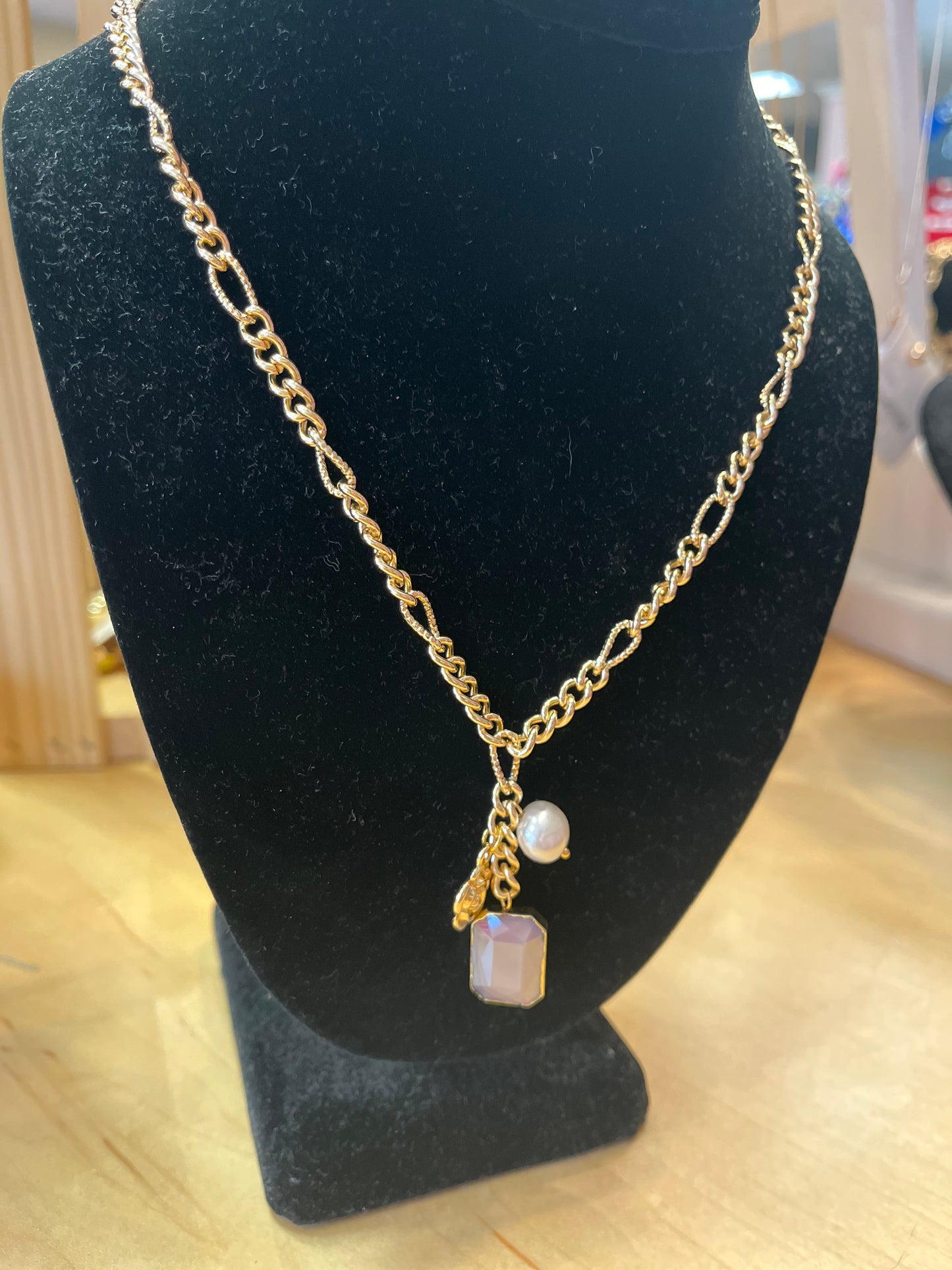 18K Gold Charm Necklace