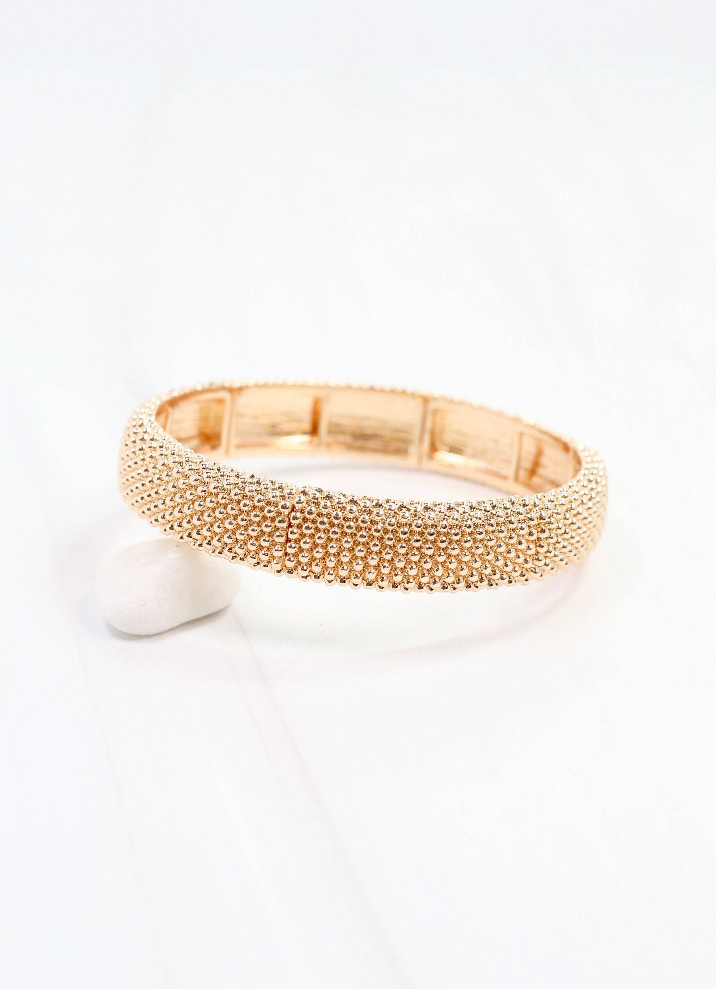 Cleveland Stretch Bracelet Gold