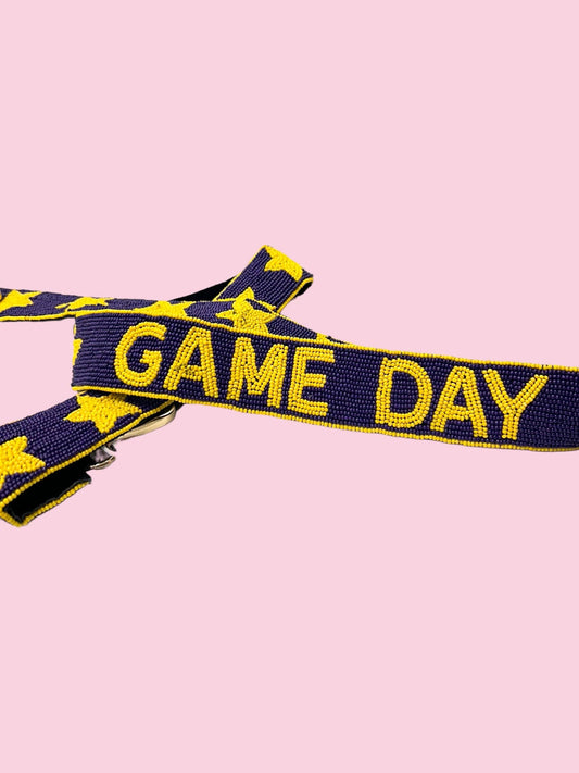 Camel Threads - Purple/Yellow Game Day Bag Strap